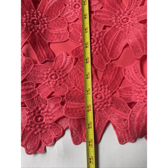 ASTR The Label Coral Sleeveless Lace Sheath Dress - Medium - Picture 5 of 7